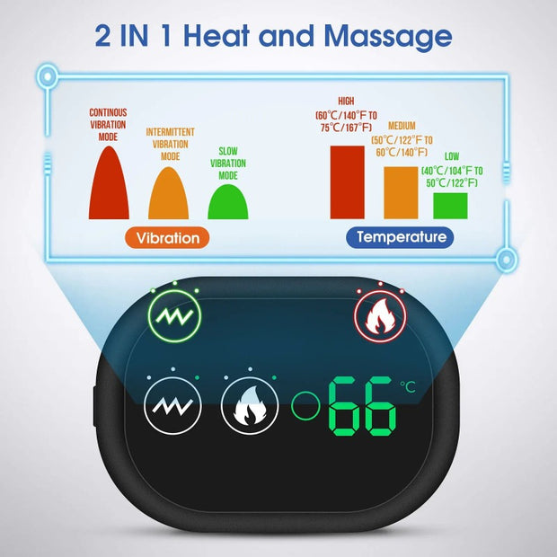 LED Display Heating Shoulder Massager - Shrewsburry