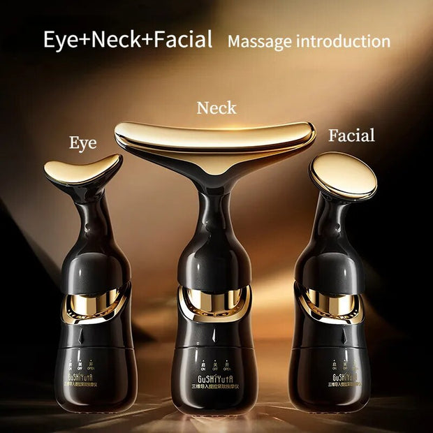 3 In 1 Microcurrent Neck Facial Eye Massager - Shrewsburry